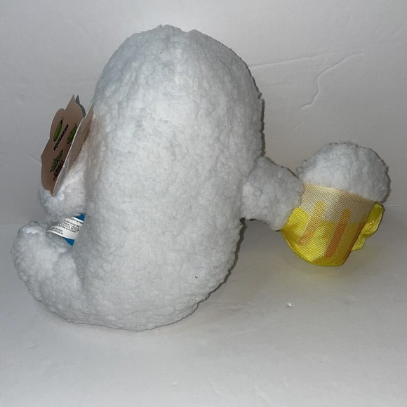 Bark Box Howl-o-ween Party Sheet Faced Ghost w/beer Squeaky Crinkle dog Chew toy - Picture 2 of 12